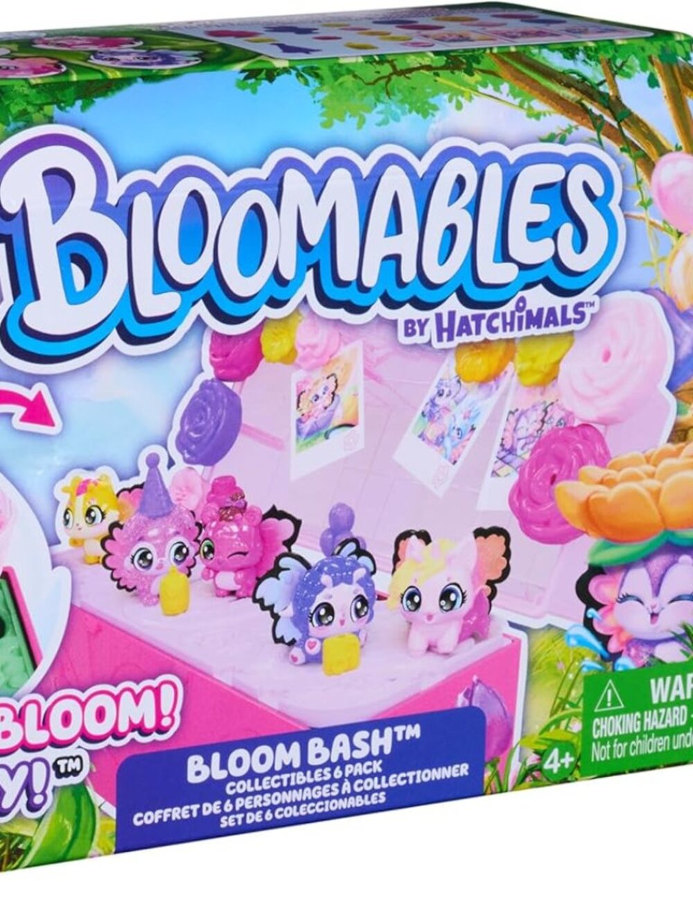 Hatchimals Bloomables Bloom Bash Collectibles 6 Pack Surprise Blind Box Age 4+